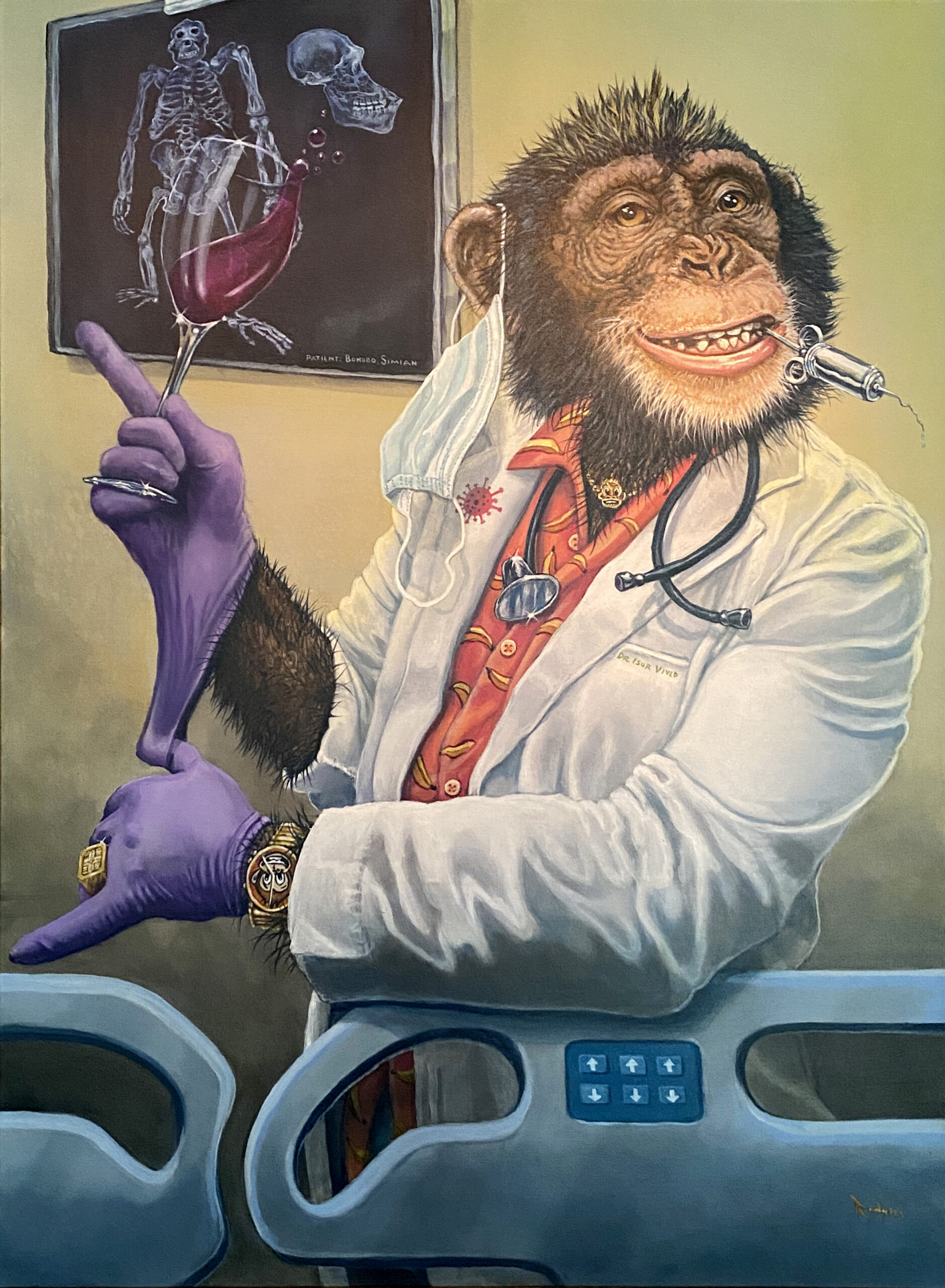 Trust Me, I'm a Doctor, Oil on Canvas,